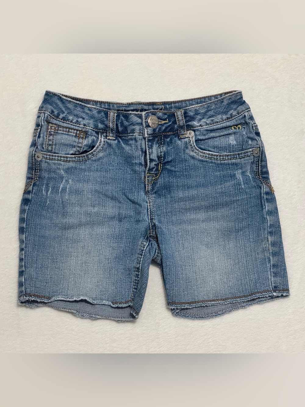 Justice Light Blue Denim Girls' Shorts